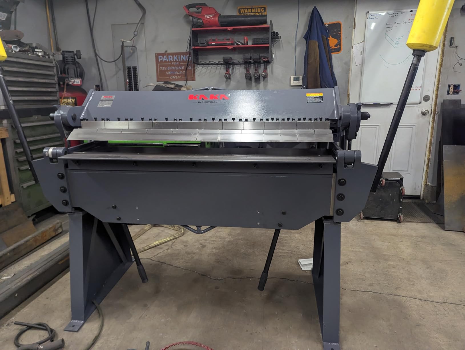 KAKA INDUSTRIAL W-4812 Box and Pan Brake, 48 in 12 Gauge customer photo 1