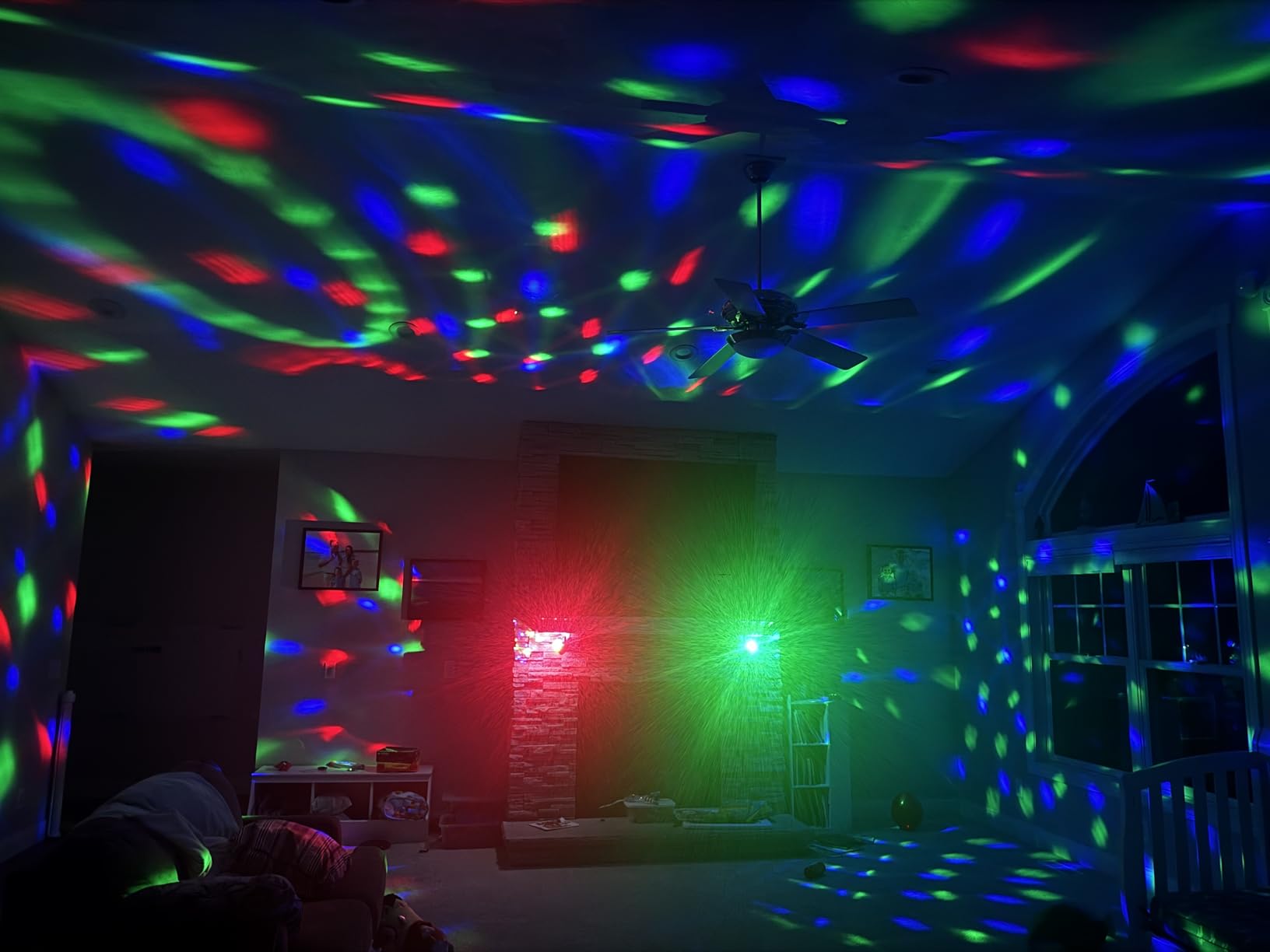 Luditek 2-Pack Sound Activated Party Lights with Remote Control, Disco Ball Light, DJ Strobe Lamp for Home Room Dance Party Supplies White Elephant Gifts Birthday Christmas Halloween Party Decorations customer photo 1