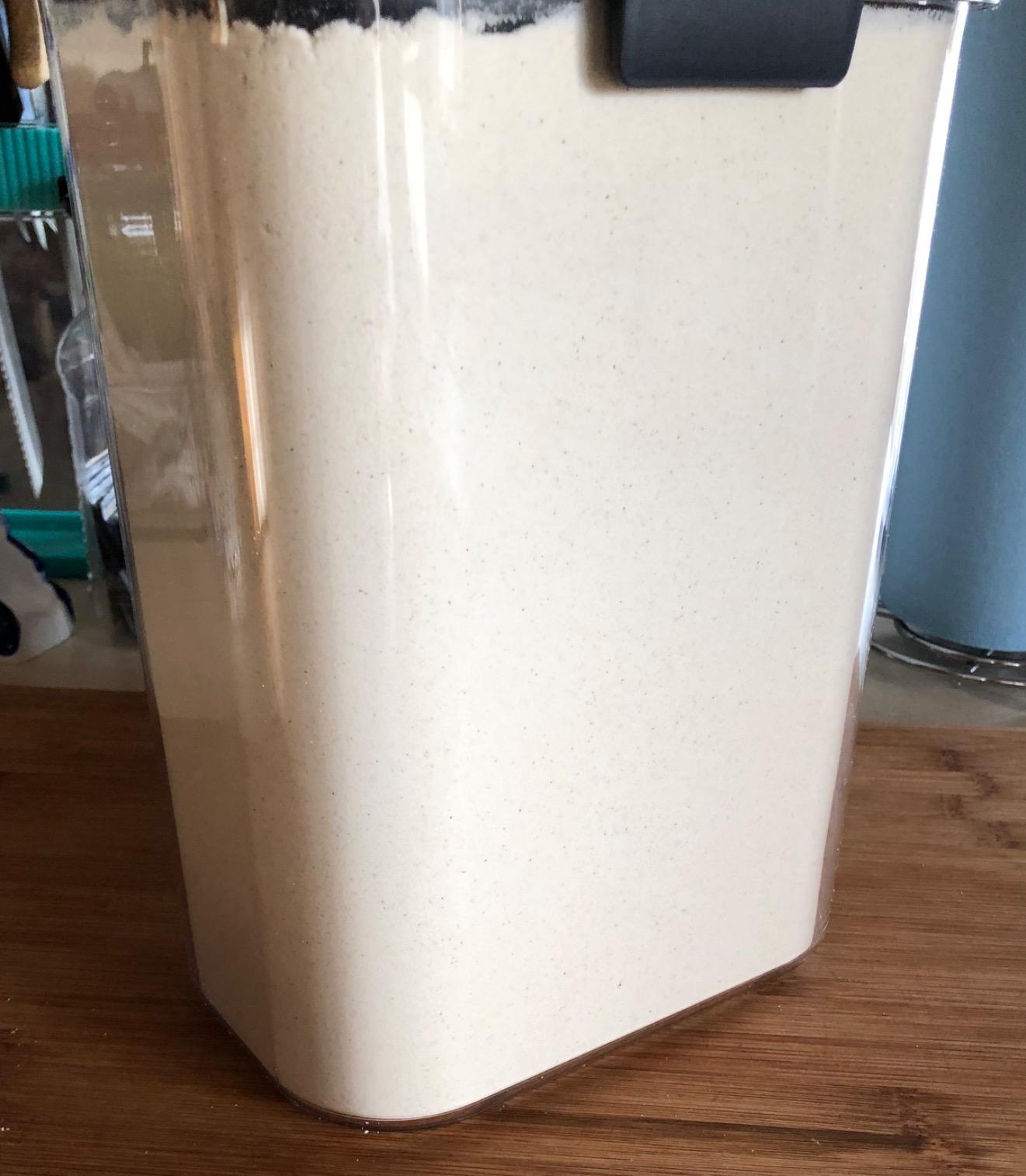 Rubbermaid Brilliance 16-Cup Airtight Food Storage Container with Lid Clear/Grey - optimal for pantry organization flour sugar and food storage customer photo 1