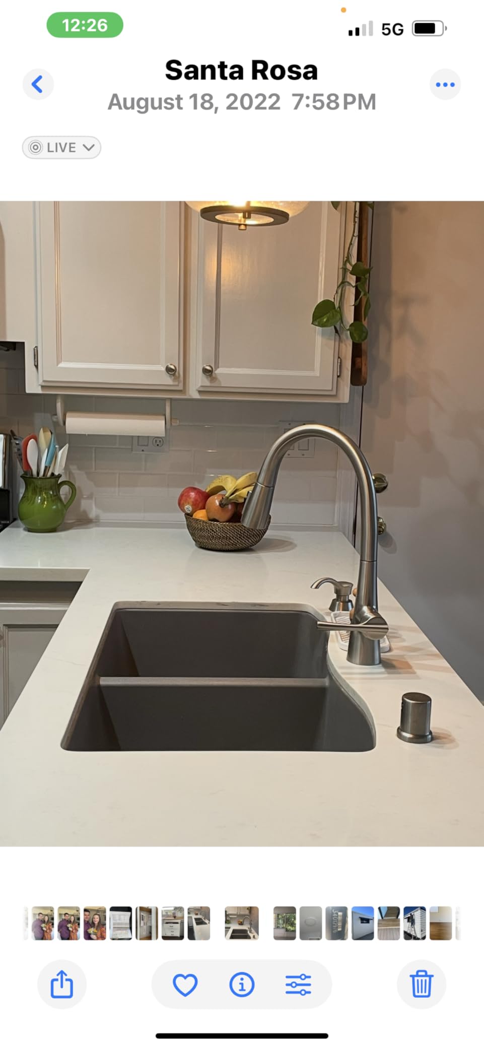 KRAUS Forteza 33-inch Drop in/Undermount 50/50 Double Bowl Granite Kitchen Sink in Black, KGD-52BLACK customer photo 2