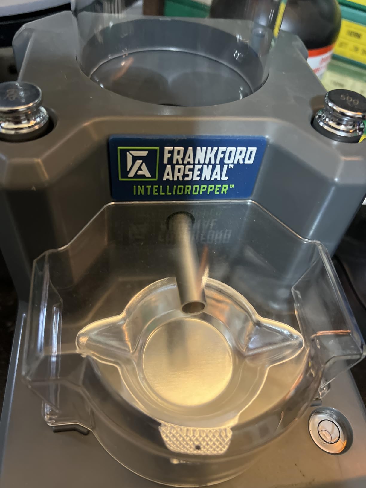 Frankford Arsenal Intellidropper Electronic Powder Measure for Powder Measuring with LCD Display and Free Reloading Database App for iPhone, Windows, and Google, Gray customer photo 2