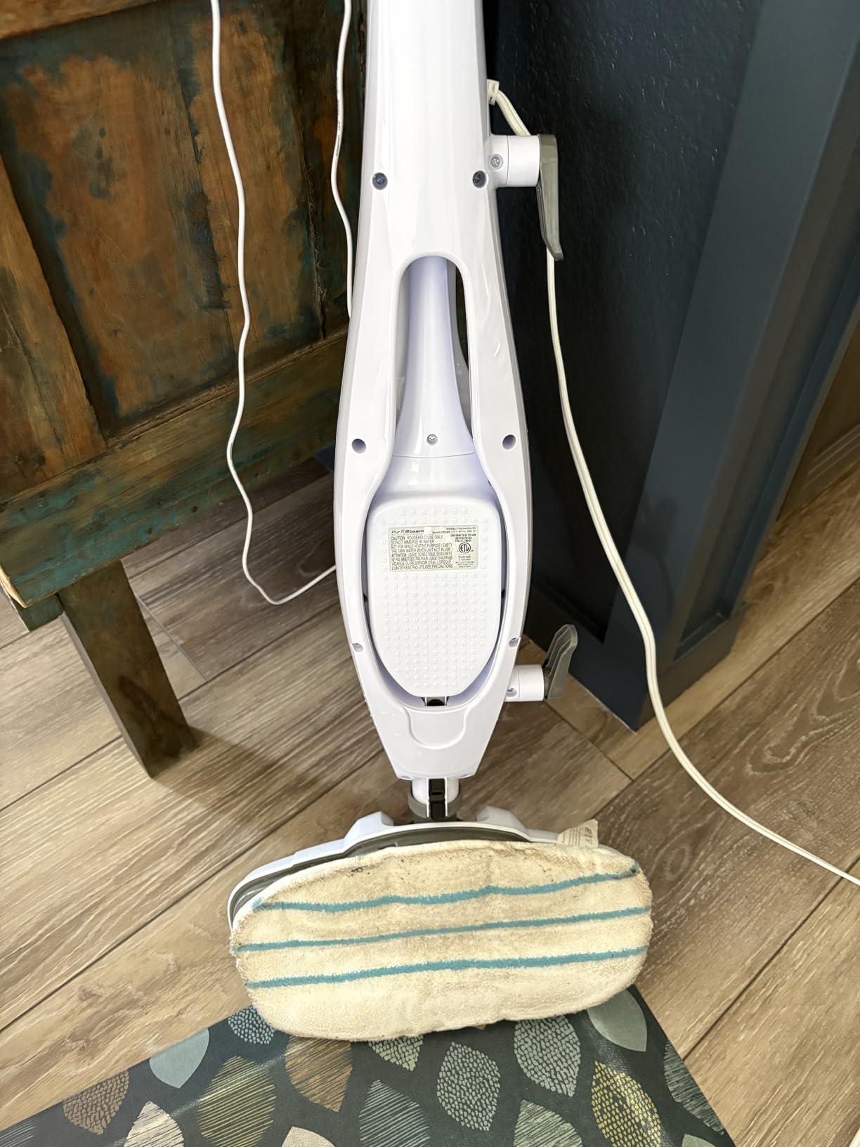PurSteam 10-in-1 Steam Mop, Floor Steamer with Detachable Handheld Steam Cleaner for Tile, Hardwood Floors | Steam Mop with 10 Accessories | Detachable Steam Cleaner for Hard Floors, Stone, Hardwood, Tile | Washable Dirt Grip Pads customer photo 2