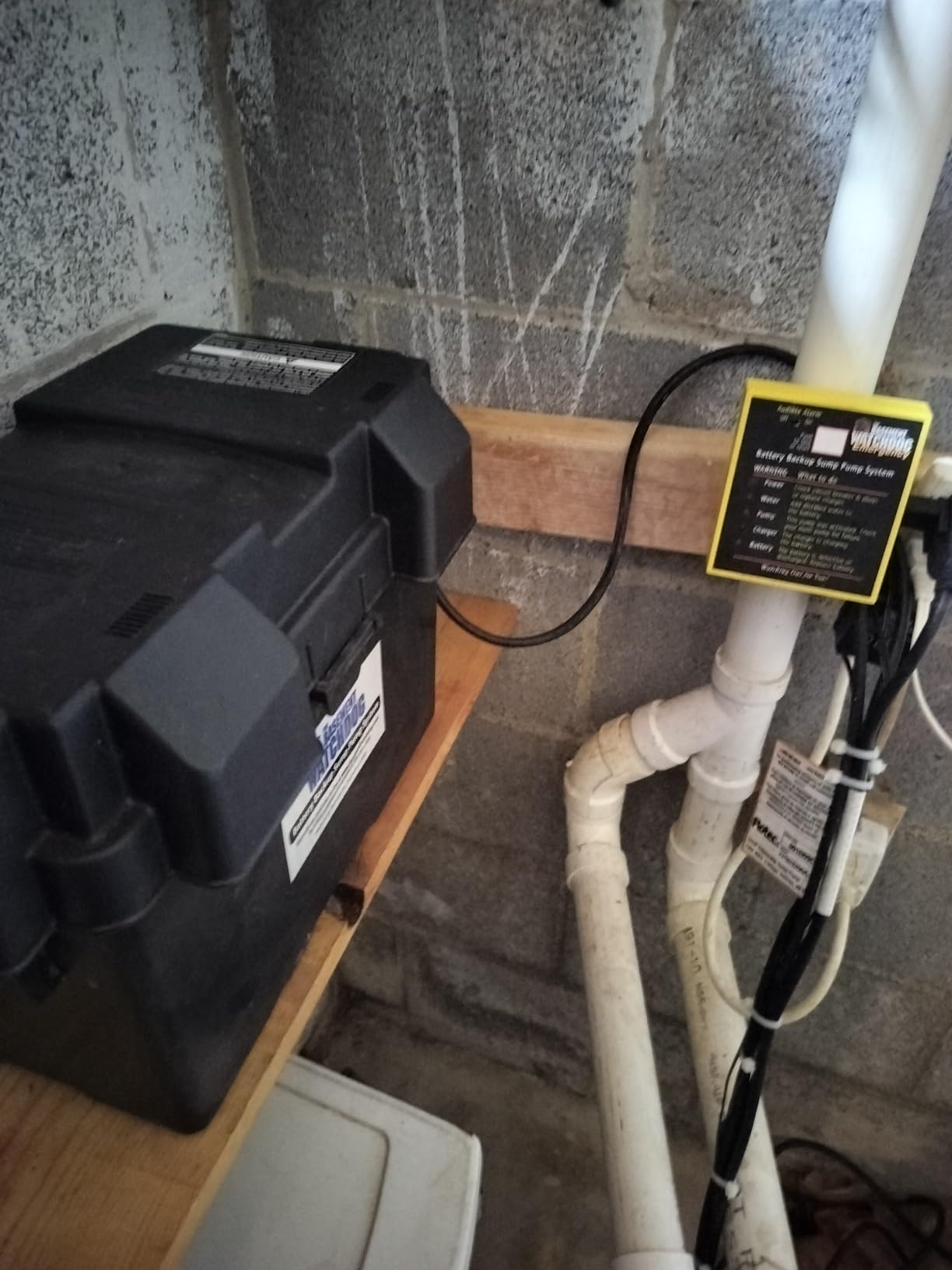 The Basement Watchdog Maintenance Free (AGM) Standby Battery for Backup Sump Pumps (BW-27AGM) customer photo 1