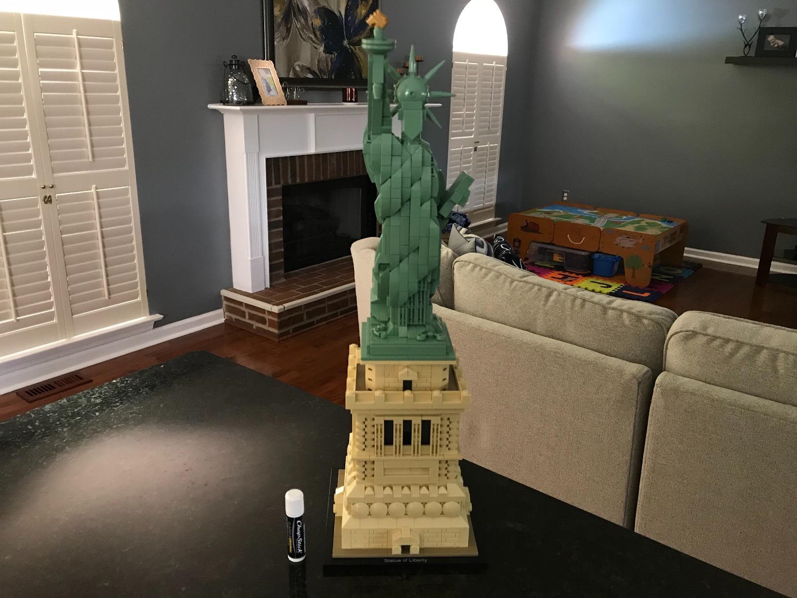 Architecture Statue of Liberty Model Building Set - Collectible New York City Souvenir, Creative Home Décor or Office Centerpiece, Great Gift Idea for Adults and Teens, 21042 customer photo 1