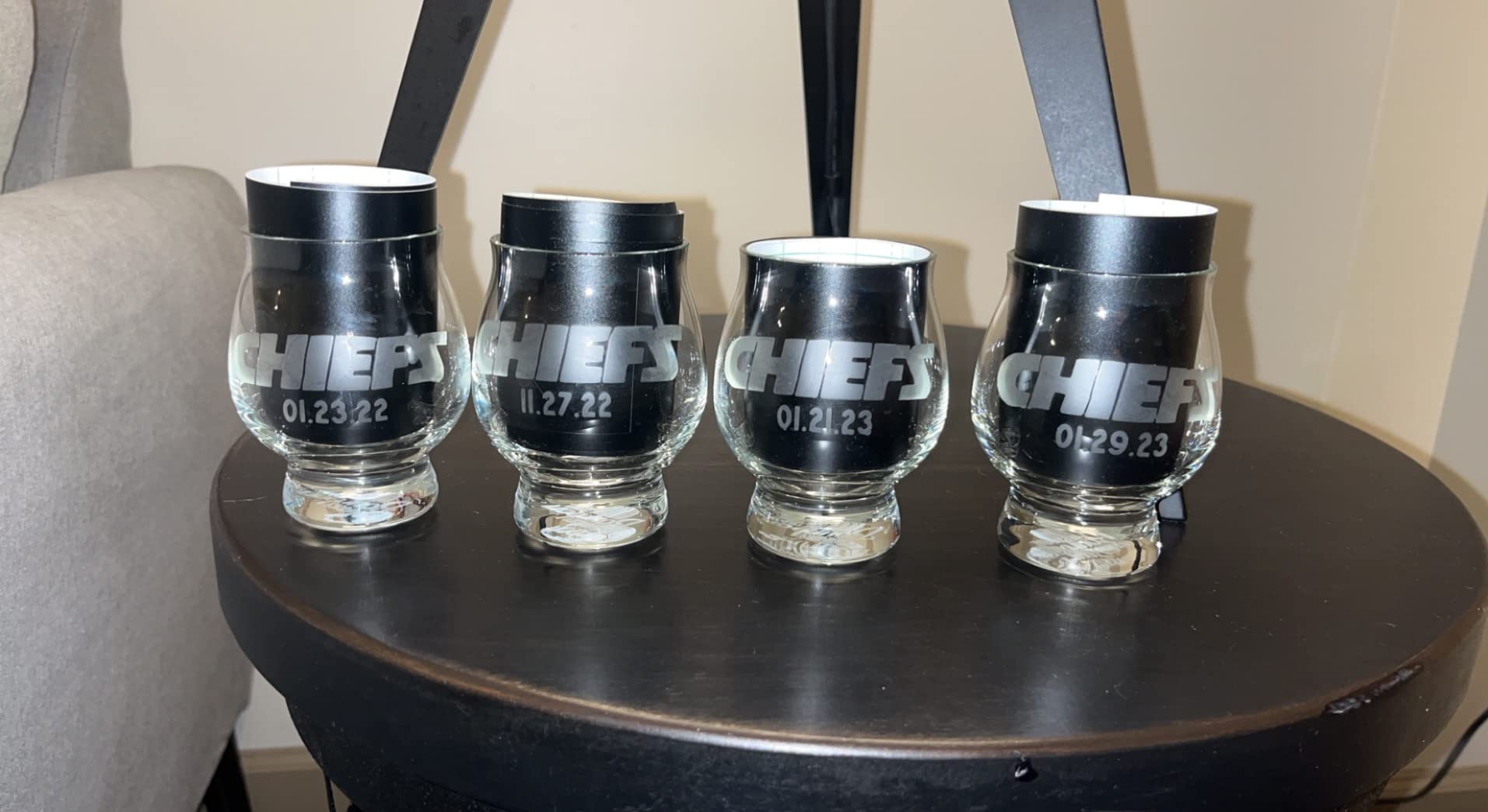 Libbey Signature Kentucky Bourbon Trail Whiskey Glasses Set of 4, Dishwasher Safe, Restaurant Quality Bourbon Tasting Glasses customer photo 2