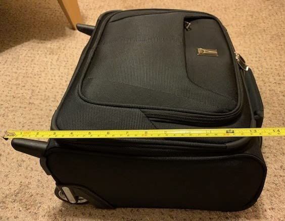 Travelpro Maxlite 5 Softside Rolling Underseat Tote, Black, 14-Inch customer photo 1