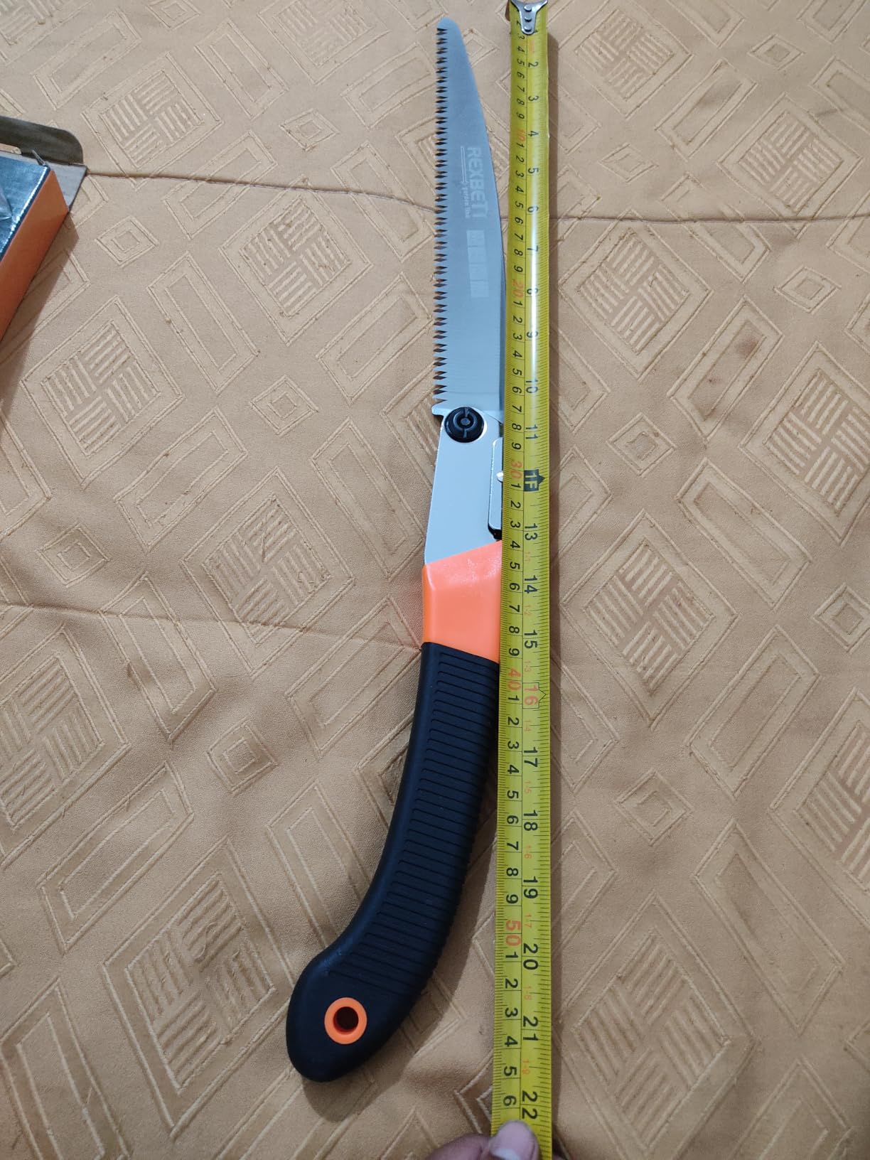 REXBETI 11-Inch Folding Saw, Heavy Duty Hand Saw, Wood & Camping, SK5 Steel | Pruning Saw with 7 TPI Staggered Teeth for Tree Limb Cutting and Tree Trimming customer photo 1