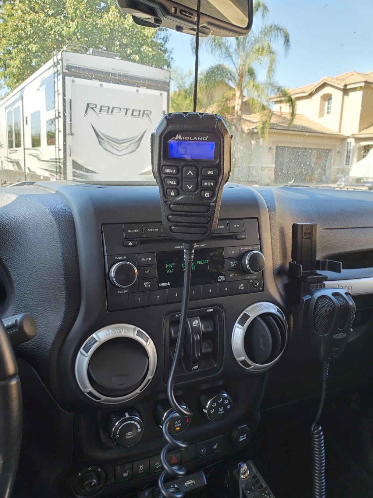 Midland - MXT275 MicroMobile GMRS Radio - 15 watts Two-Way Radio with Integrated Control Microphone - Overland Caravanning Tractors - Detachable External Magnetic Mount Antenna - 8 Repeater Channels customer photo 1