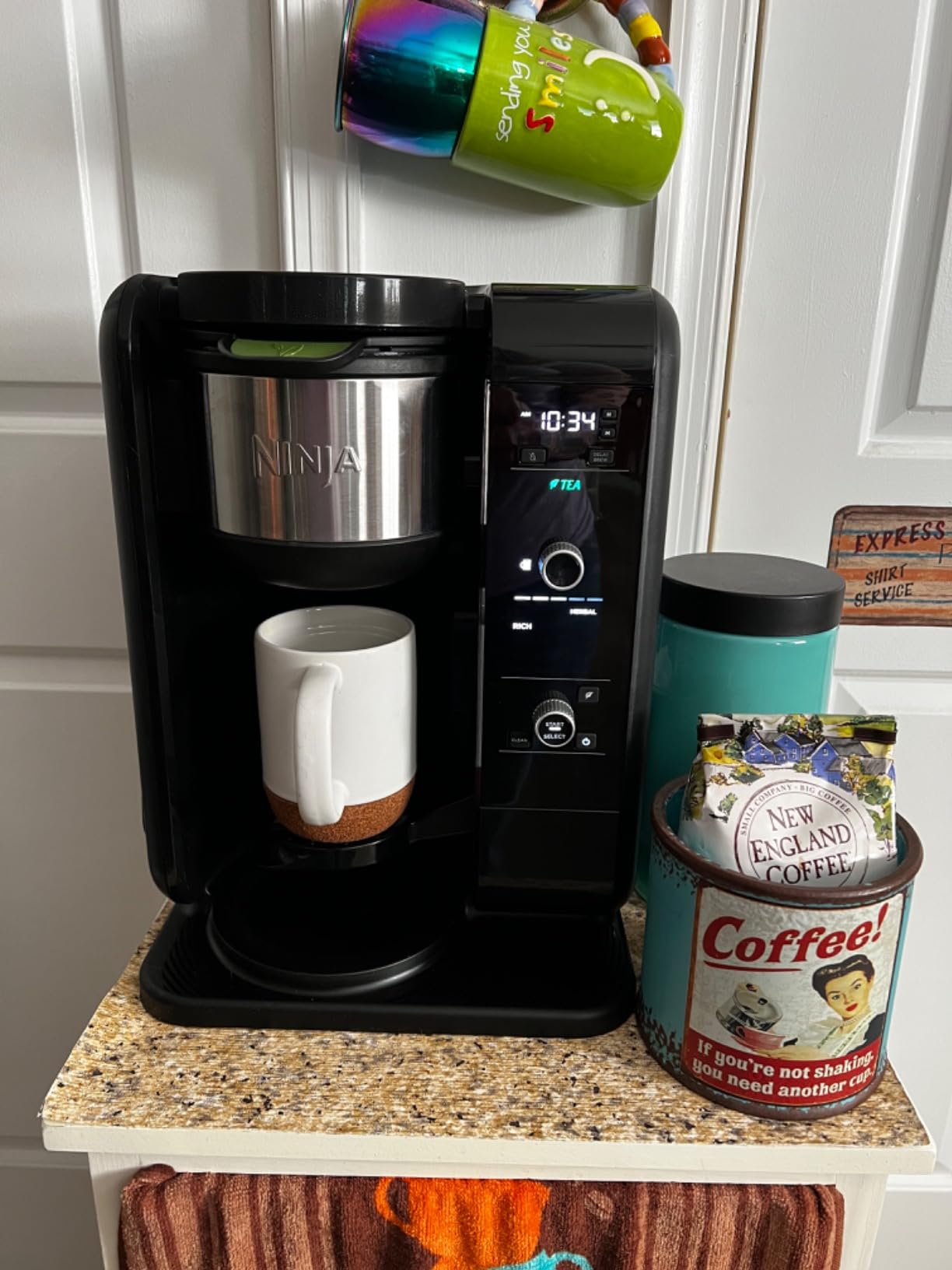 Shark Ninja CP307 Hot and Cold Brewed System W/Thermal Carafe Coffee Maker, Black customer photo 2