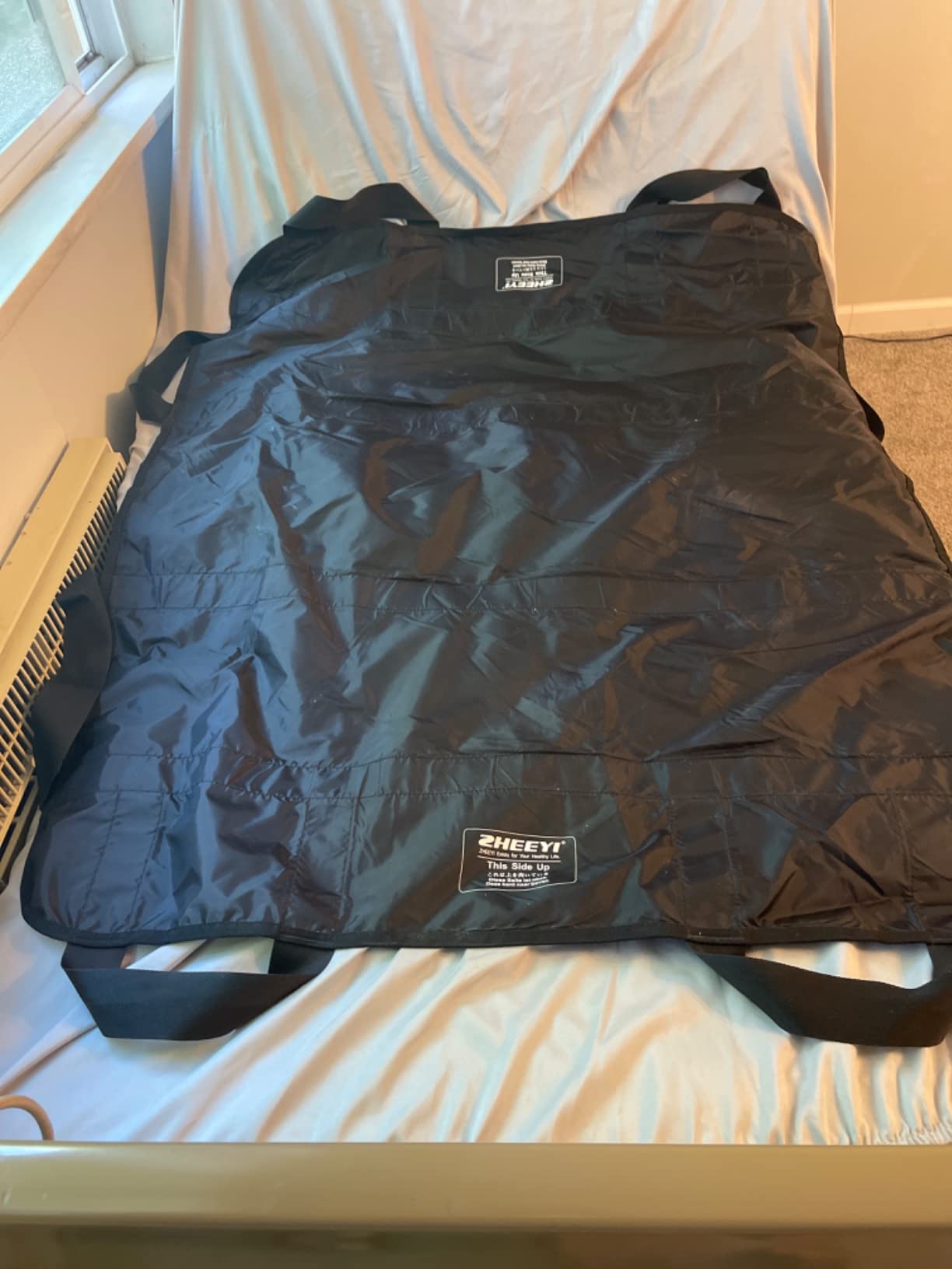 Bed Positioning Pad with Reinforced Handles 48