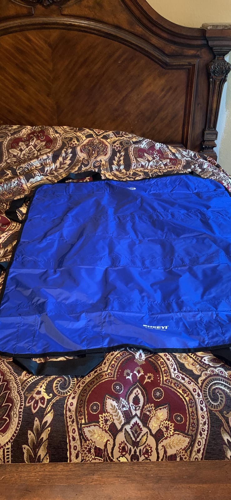 Bed Positioning Pad with Reinforced Handles 48