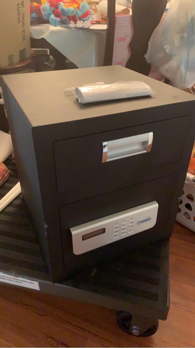 Viking Security Safe VS-40DS Depository Safe with Drop Slot, Heavy-Duty Digital Keypad, Anti-Fish Design, LCD, Motorized Lock customer photo 1