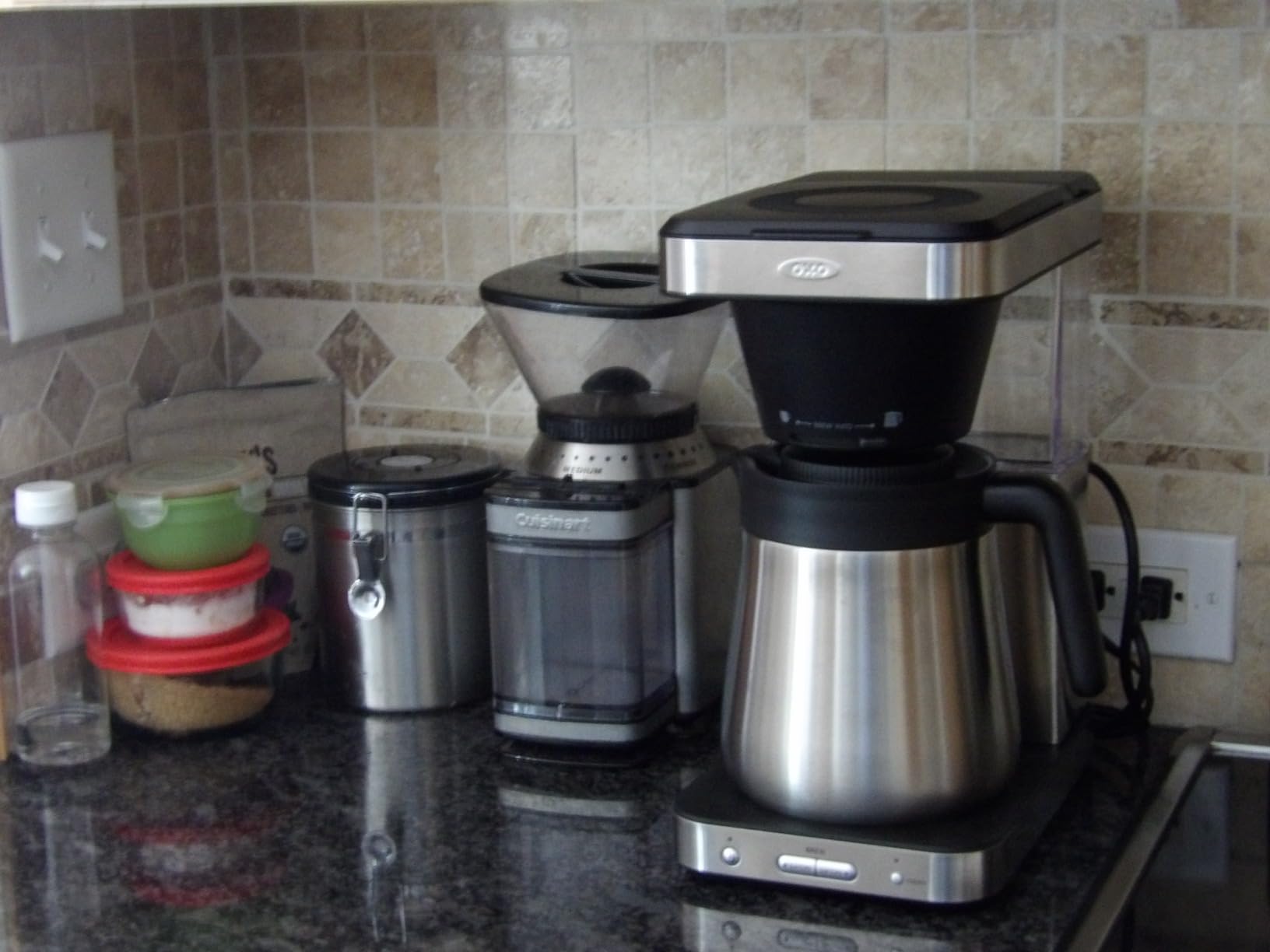 OXO Brew 8-Cup Coffee Maker - Single-Serve & Carafe, Thermal Stainless Steel, SCA Certified customer photo 2
