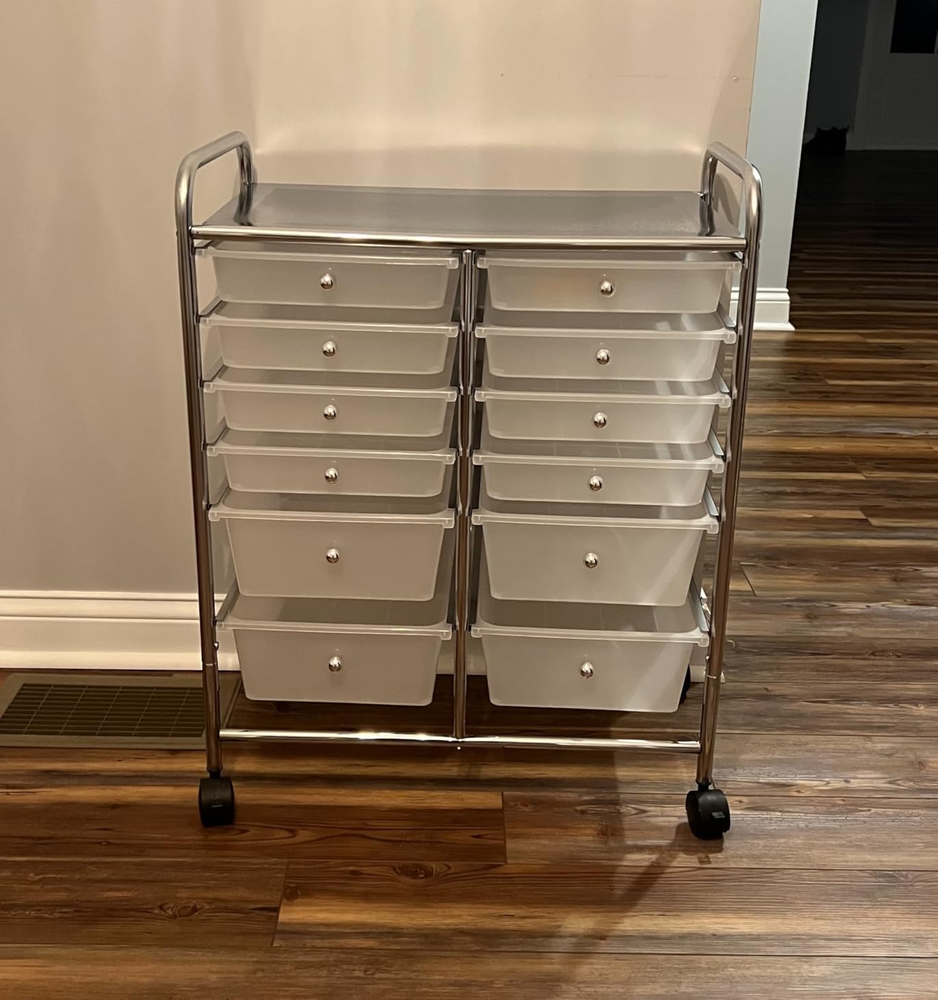 Simple Houseware Utility Cart with 12 Drawers Rolling Storage Art Craft Organizer on Wheels customer photo 1