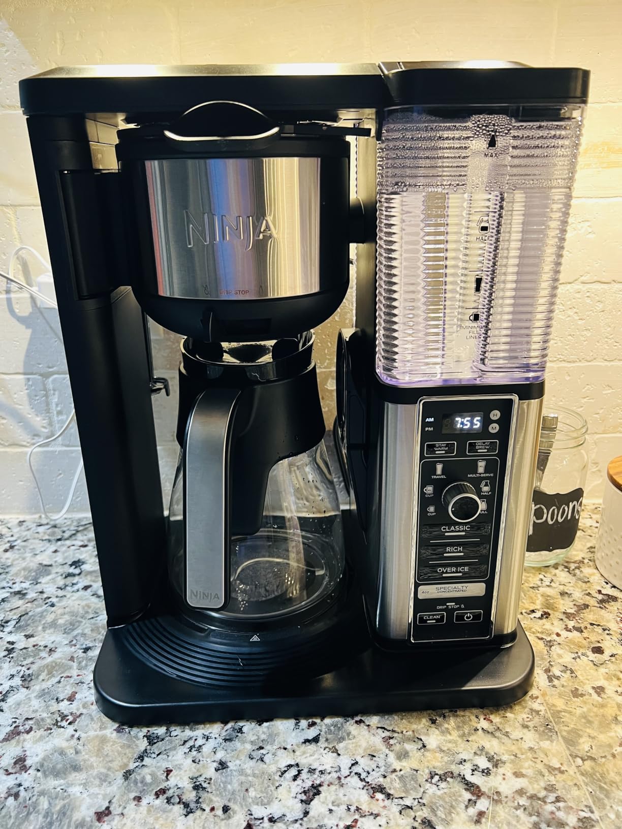 Ninja Coffee Maker, 10-Cup Carafe, Fold-Away Frother, Black, CM401 | Permanent Filter & Removable, Dishwasher Safe Reservoir, 6 Brew Styles, 8 Cup to Travel Mug to Pot Sizes customer photo 1