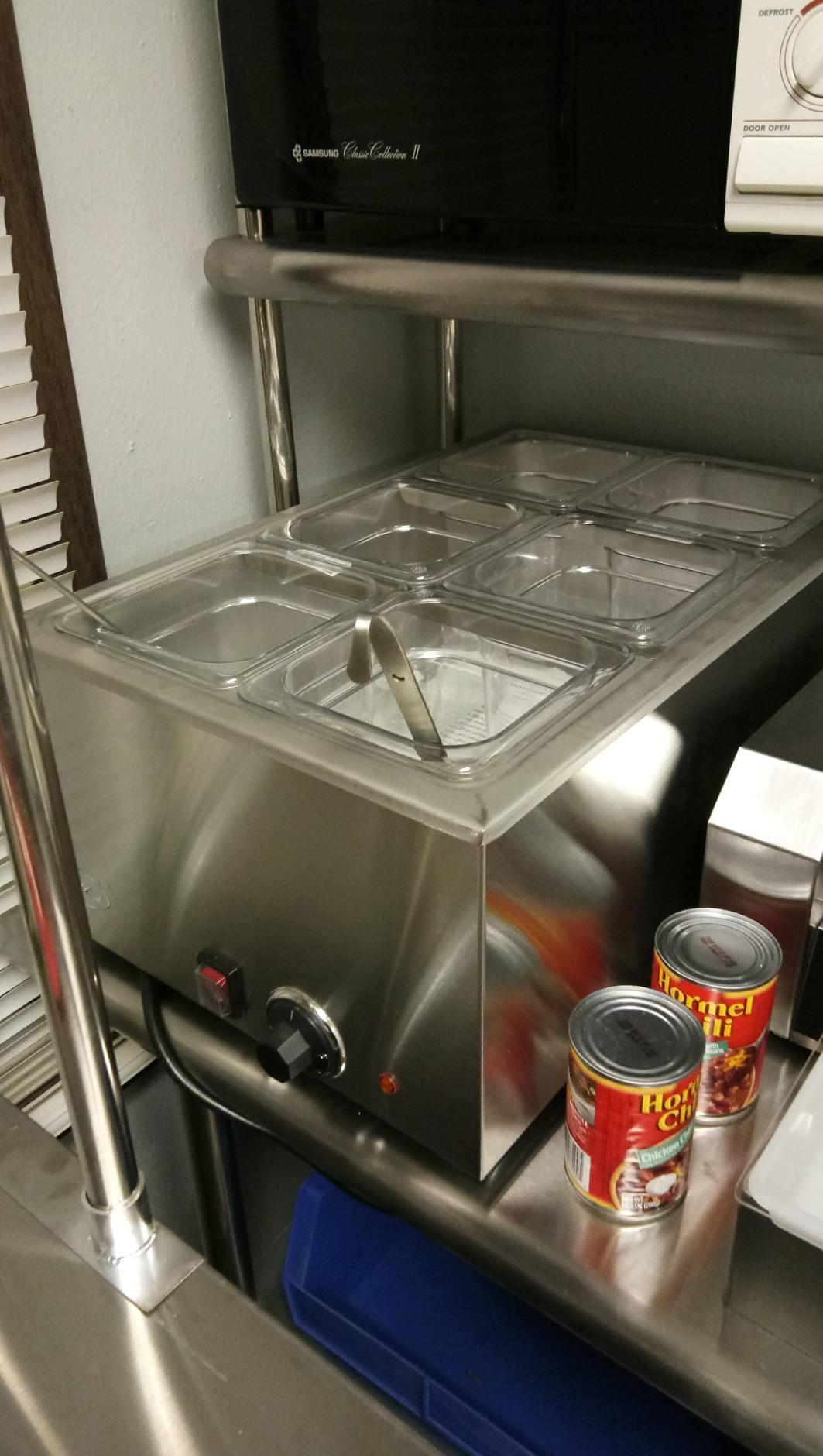 Zica ZCK165A Commercial Stainless Steel Electrical Bain Marie Buffet Food Warmer Steam Table, ETL Certified customer photo 2