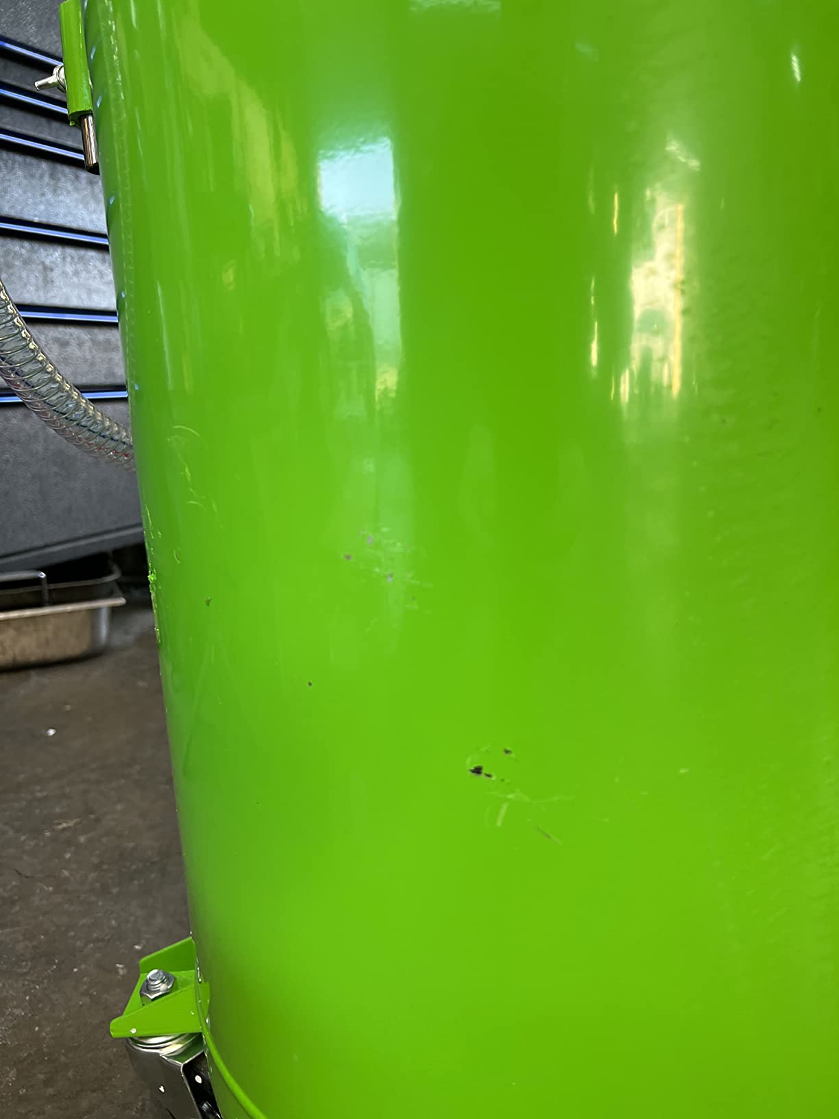 OEMTOOLS 87042 18 Gallon Portable Oil Lift Drain, Waste Oil Drain with Steel Waste Oil Container, Oil Changing, Oil Dolly for Motor Oil Drain, Funnel Drain customer photo 1
