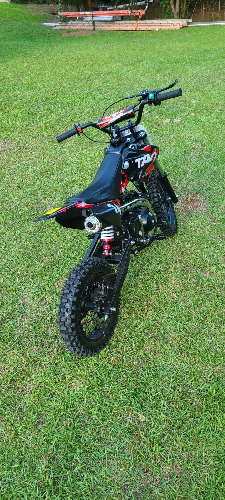 X-Pro 110cc Dirt Bike Pit Kids Pitbike 110 with Gloves, Goggle and Handgrip (Black) customer photo 2