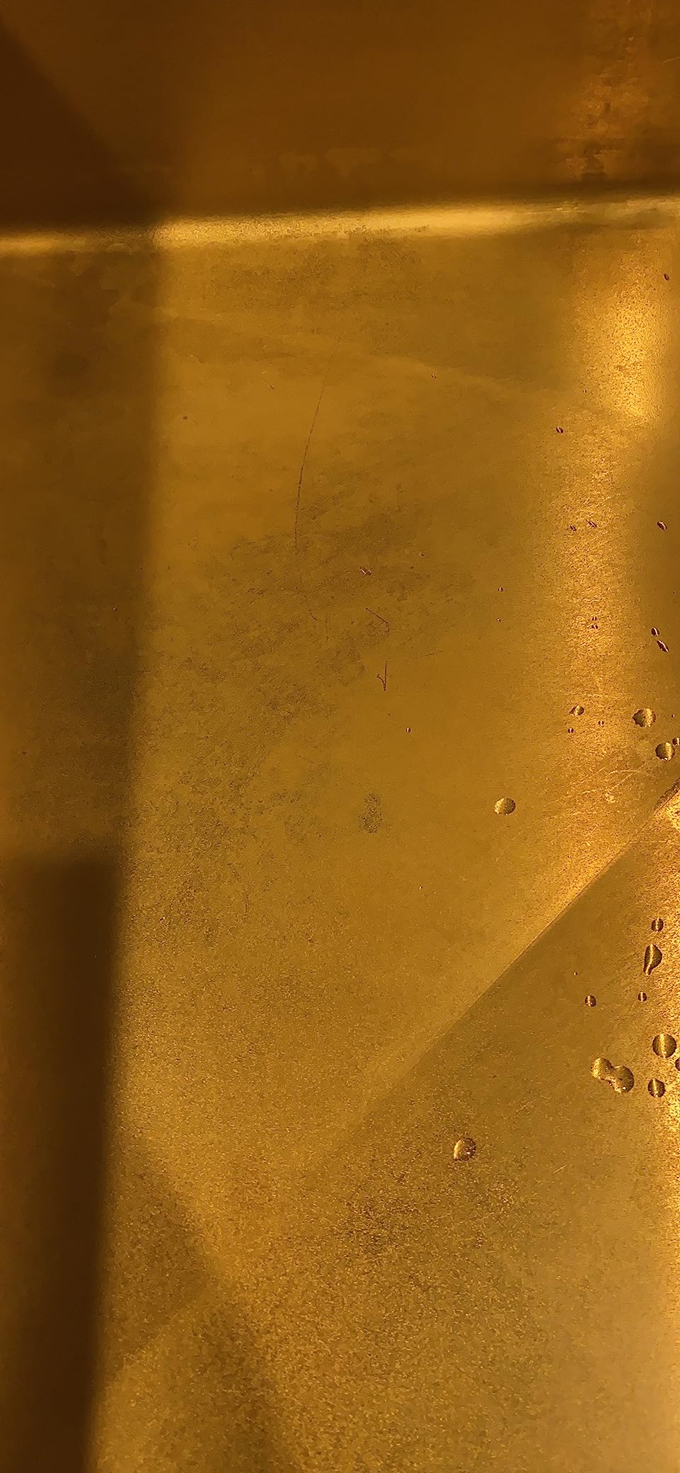 Ruvati Brass Tone 33-inch Apron-Front Farmhouse Kitchen Sink - Matte Gold Stainless Steel Single Bowl - RVH9733GG customer photo 1