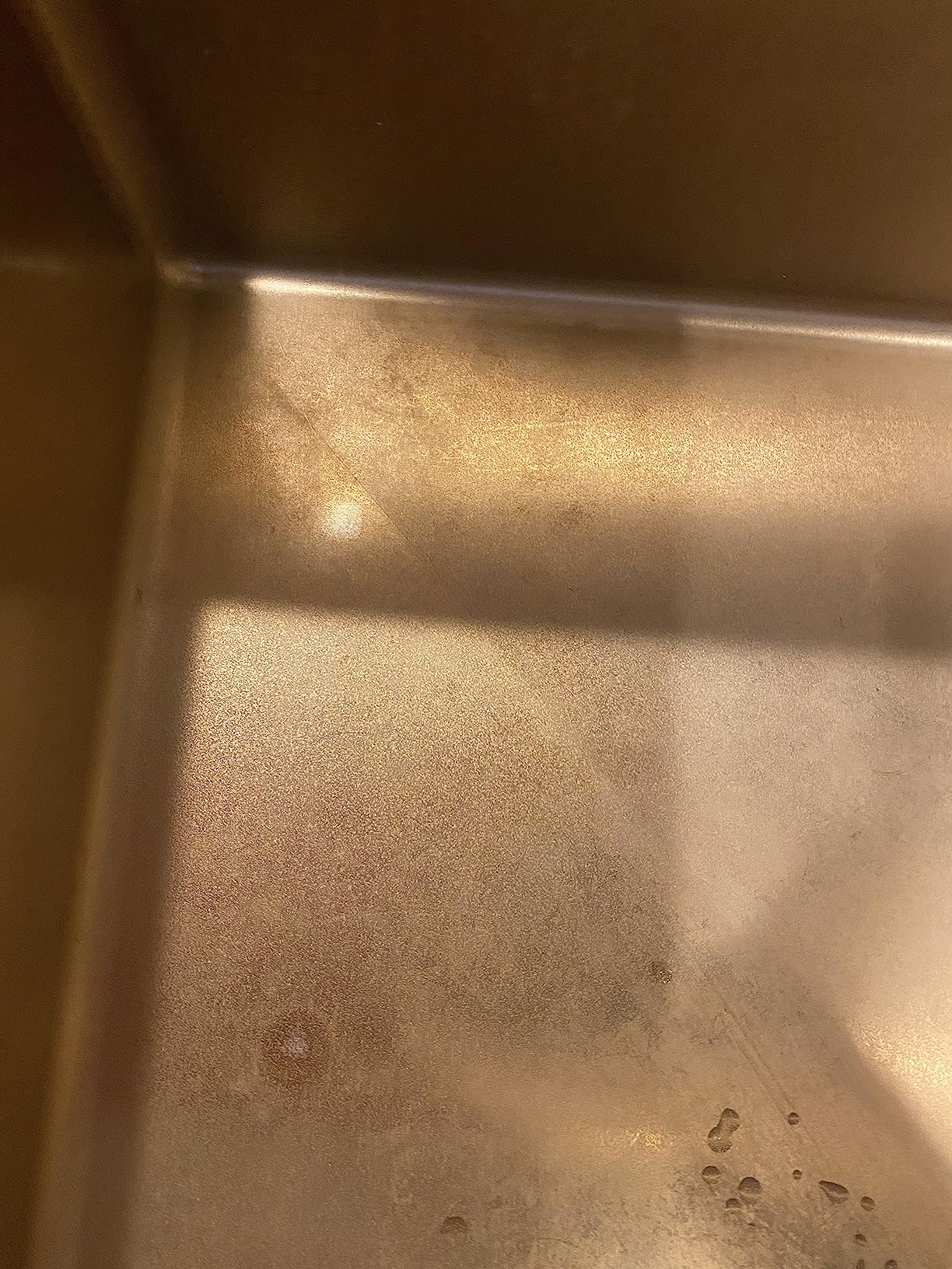 Ruvati Brass Tone 33-inch Apron-Front Farmhouse Kitchen Sink - Matte Gold Stainless Steel Single Bowl - RVH9733GG customer photo 2