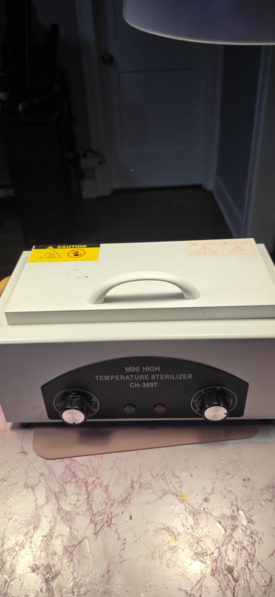 High Temperature Sterilizer Dry Heat Nail Tool Dental Tool Sterilizer 1.5L customer photo 2