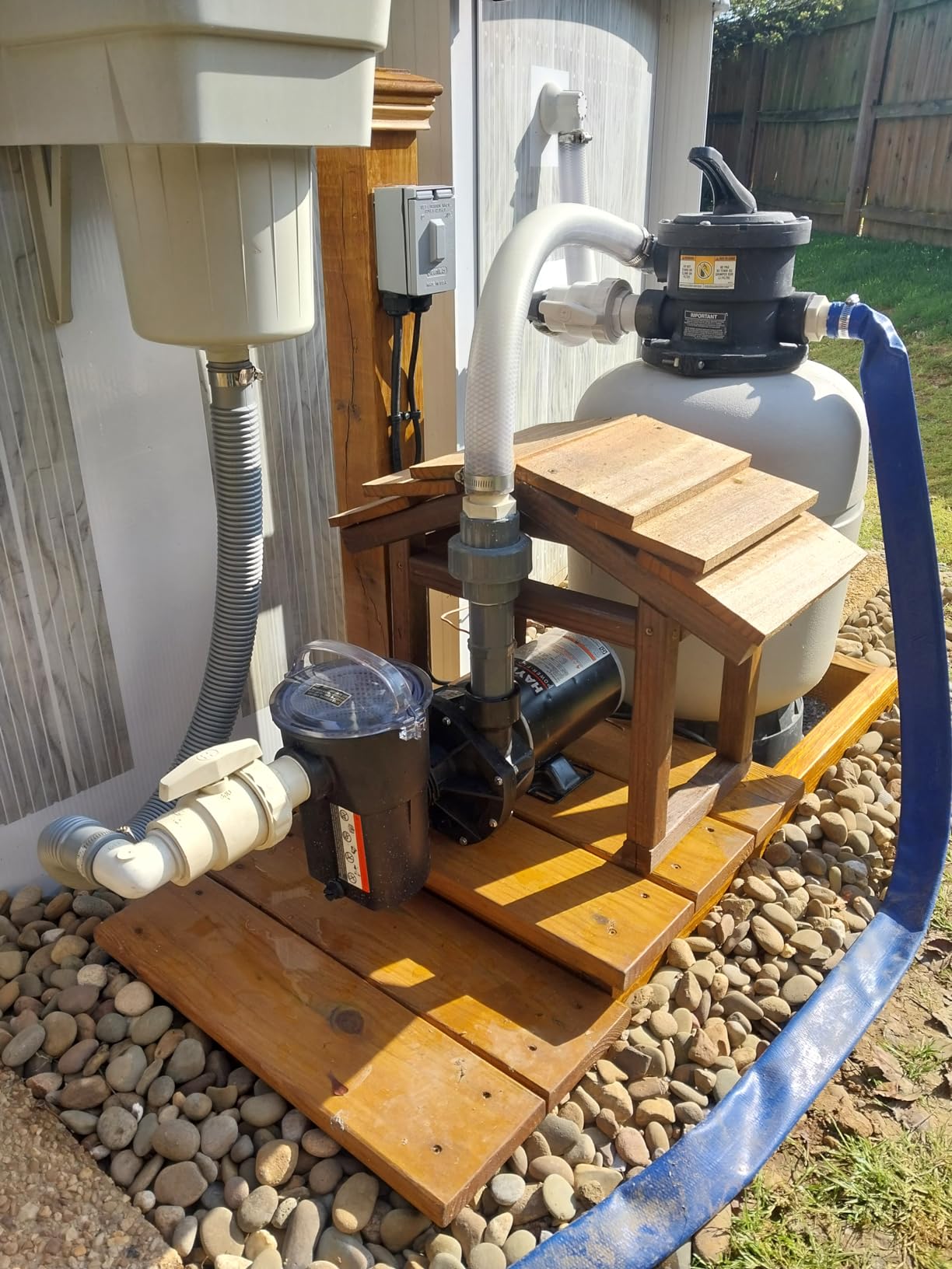 Hayward PowerFlo LX Above Ground Pool Pump, Single Speed Pump - 1.1 HP | W3SP1580X15 Power Flo Pool Pumps are reliable and high quality to support your above ground swimming pool pump needs. customer photo 2