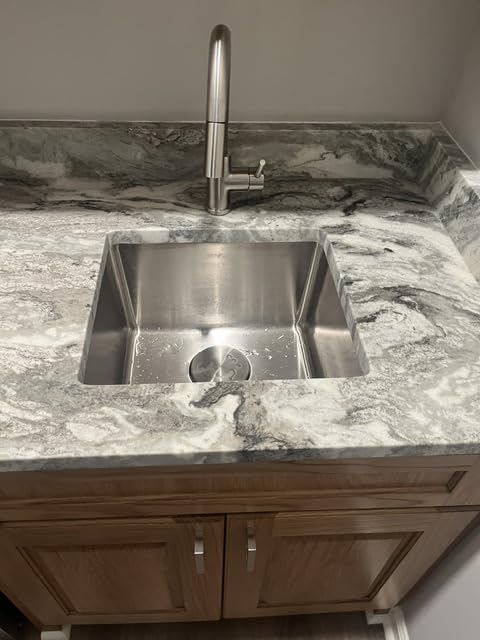 Ruvati 18-inch Undermount Bar Prep Kitchen Sink - 16 Gauge Stainless Steel Kitchen Sinks Single Bowl with Brushed Finish hides scratches, Easy-to-Clean Undermount Sink - RVM5916 customer photo 1