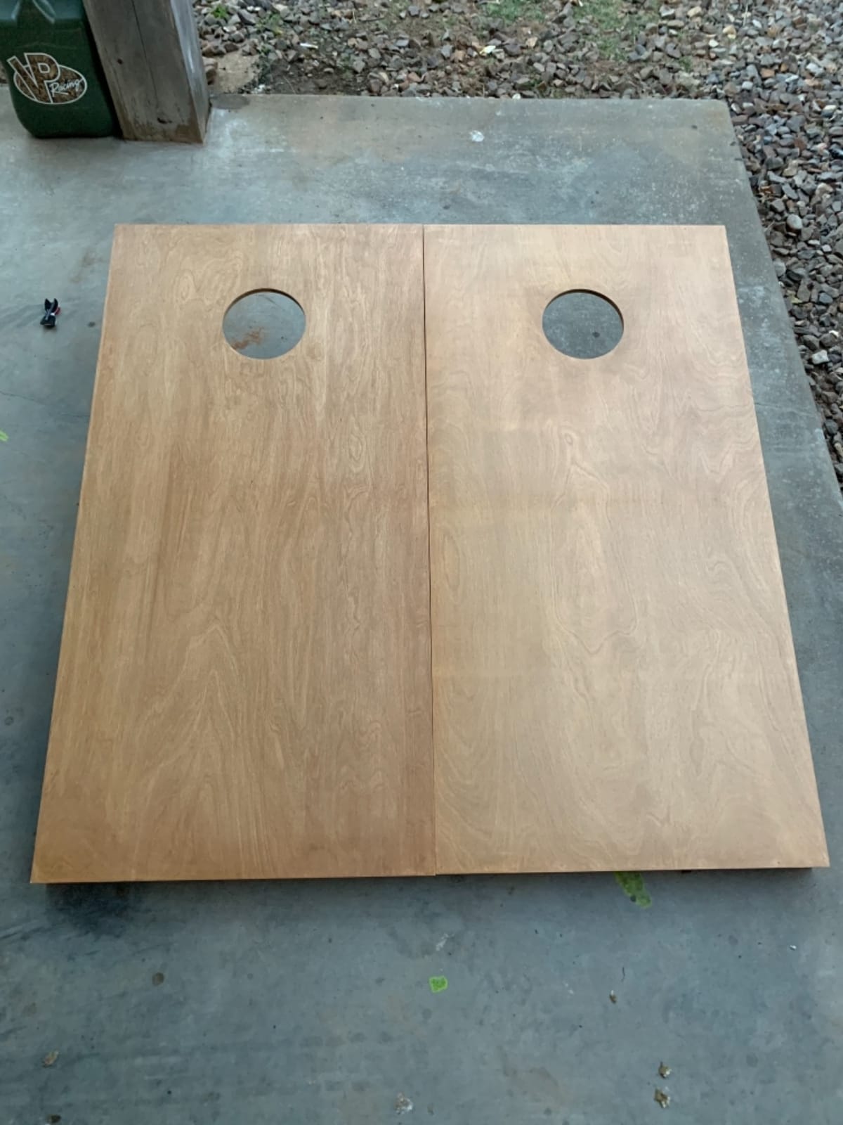 GoSports 4 ft x 2 ft Regulation Size Wooden Cornhole Boards Set with Light Brown Finish - Includes Carrying Case (Choose Your Colors) customer photo 2