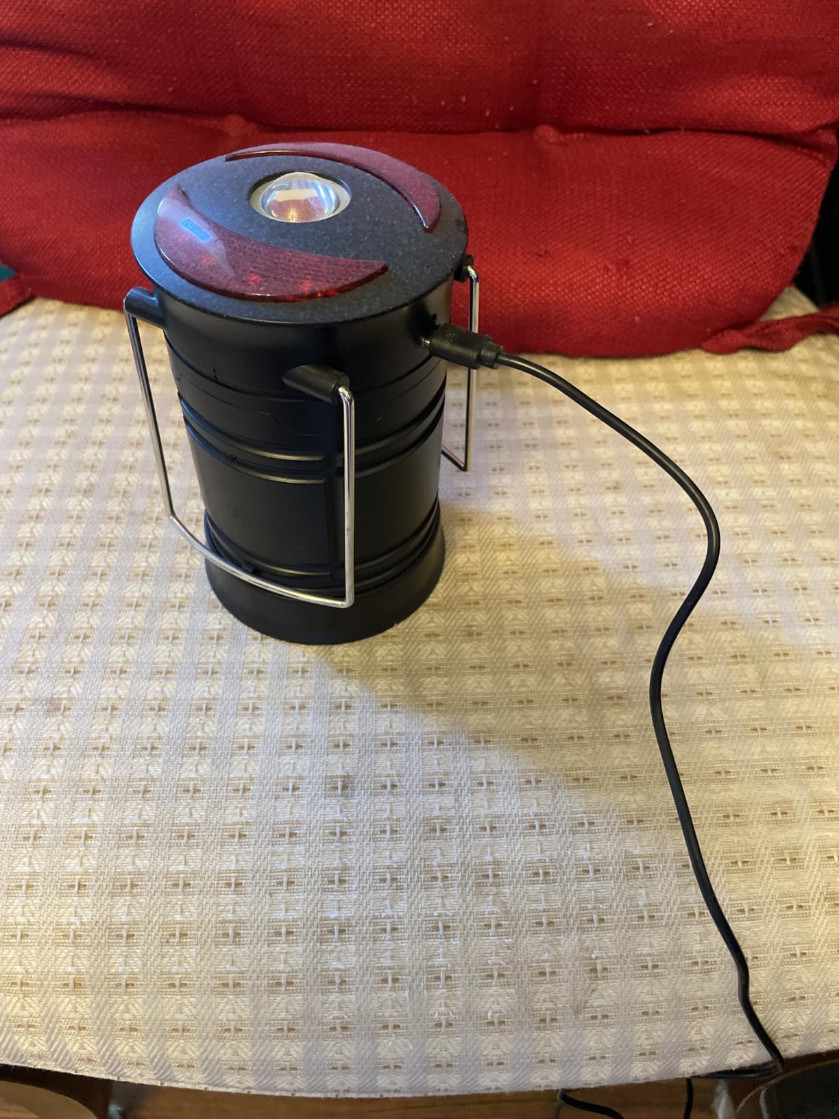 2 Pack Camping Lanterns Camping Accessories USB Rechargeable and Battery Powered 2-in-1 LED Lanterns, Hurricane Lights with Flashlight and Magnet Base for Camping, Hiking, Emergency, Outage customer photo 1