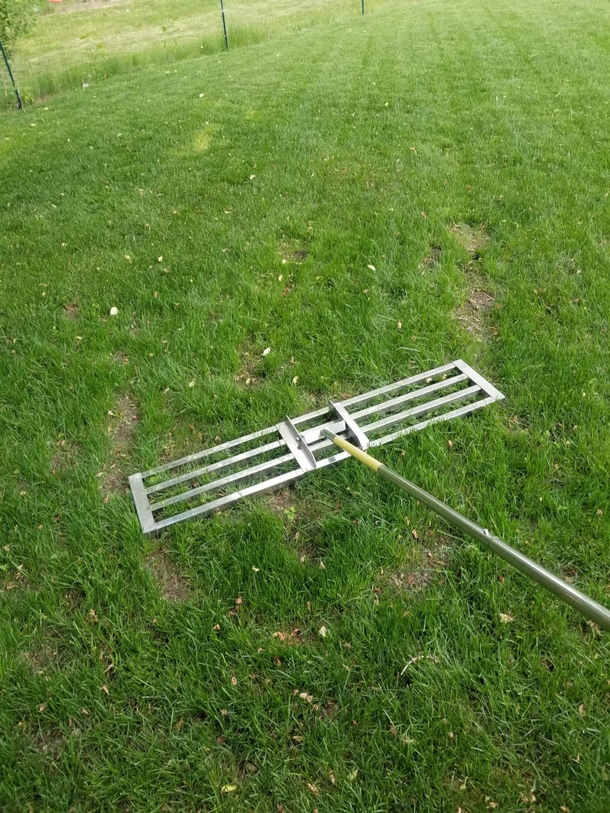 Rocklin Lawn Leveling Rake | Stainless Steel Surface Leveling Tool | Level Soil or Dirt Ground Surfaces Easily | 30