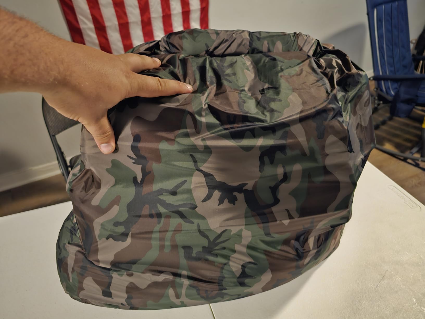 AquaQuest Rogue Dry Bag - 100L Olive Drab - 100% Waterproof Roll Top - Boating Dry Bag customer photo 2
