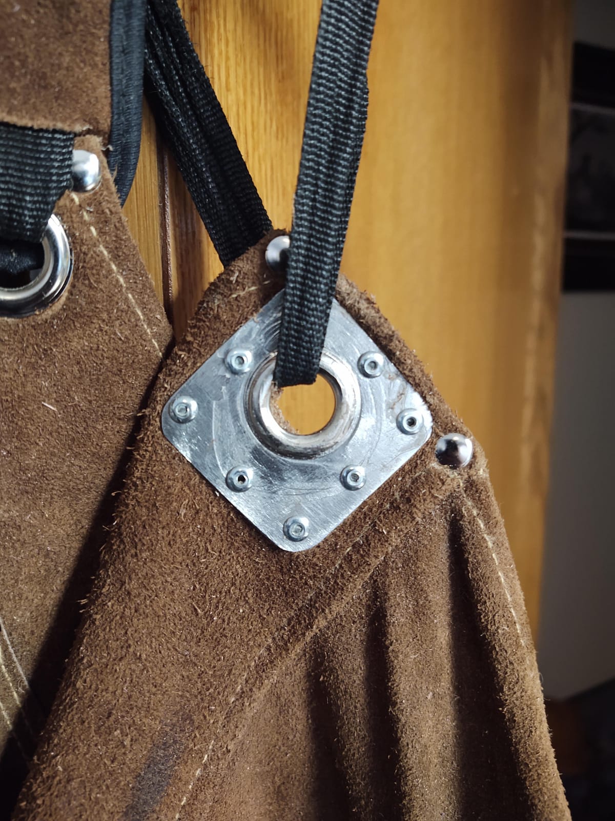 FIGHTECH Leather Welding Apron 11 Tool Pockets Heavy Duty - Wood Working Shop Apron Men Blacksmith Carpenter Adjustable M-XXL customer photo 2
