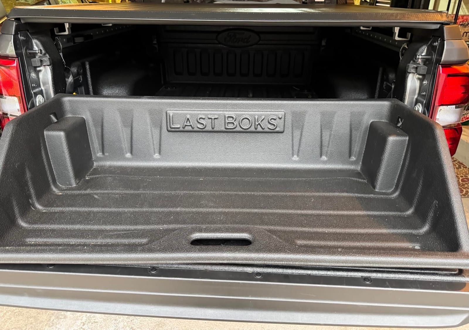 Last Boks Mid Size Truck Bed, Cargo Box Organizer, Slides Out onto Your Tailgate for Easy Access to Load or Unload Your Cargo, Truck Accessories Stores and Protects Your Cargo and Your Truck customer photo 2