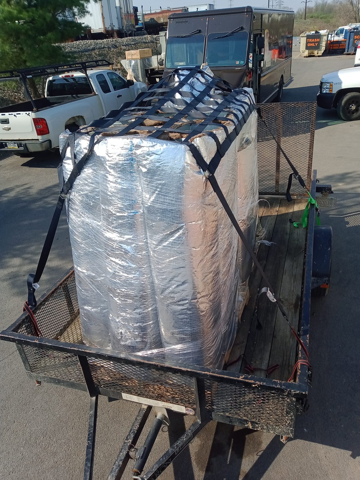 US Cargo Control Cargo Net for Pickup Truck Bed 6.8 FT x 4.2 FT, Adjustable Truck Cargo Net with S-Hooks & Cam Buckles, Fits Long Pickup Beds - Can Also Use in Trailers, Garages, Sheds customer photo 1