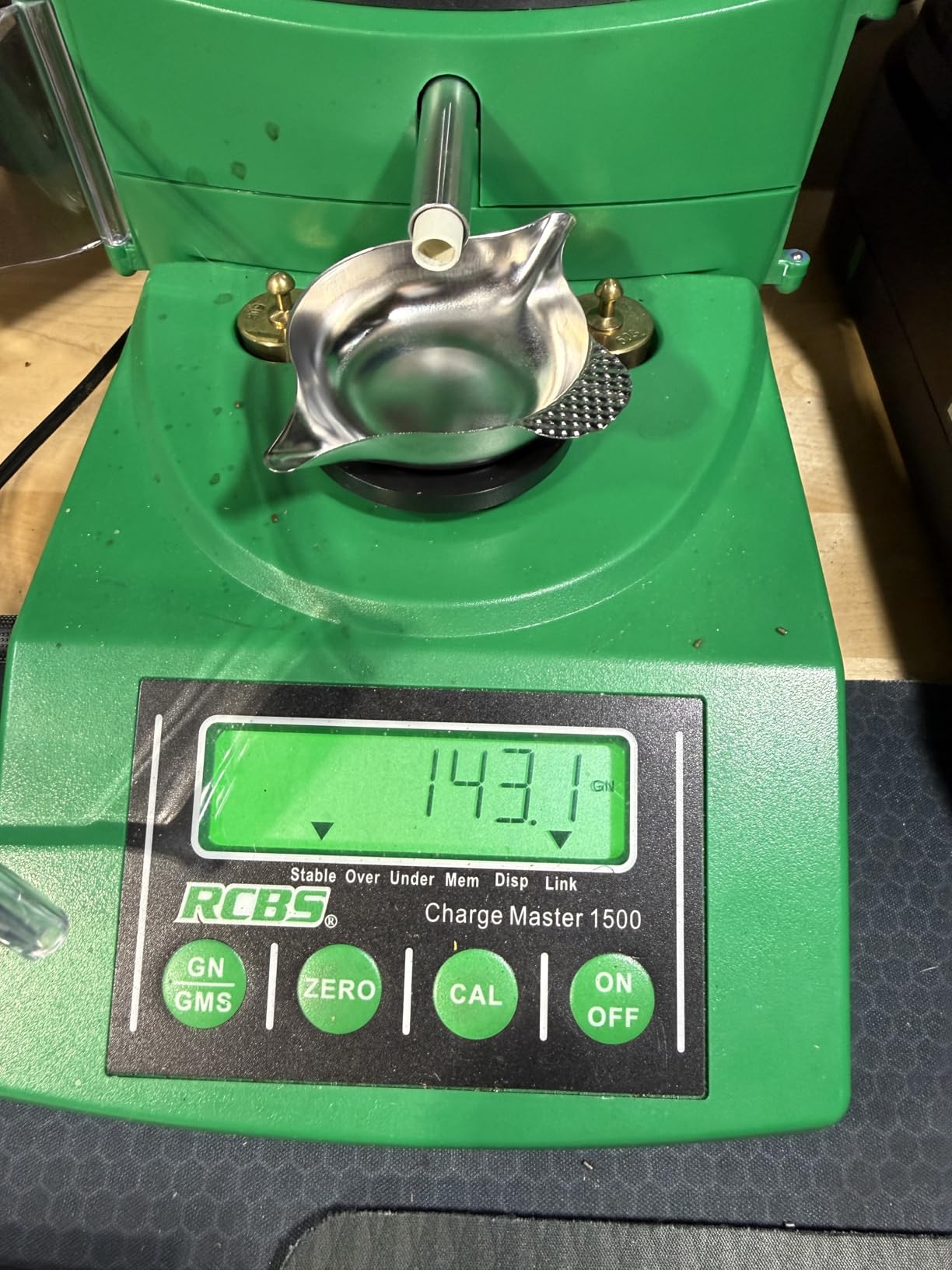 RCBS MatchMaster Powder Dispenser - Dual Tube Technology - 0.04 Grain Accuracy - Black/Green customer photo 2