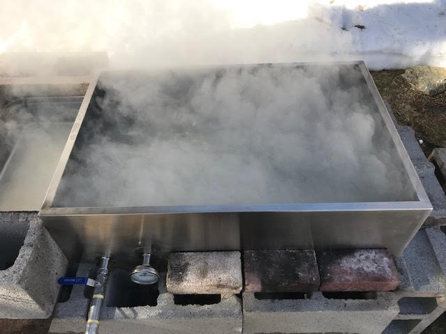 VBENLEM Maple Syrup Evaporator Pan 48x24x9.5 Inch Stainless Steel Maple Pan with Valve for Boiling Maple Syrup customer photo 2