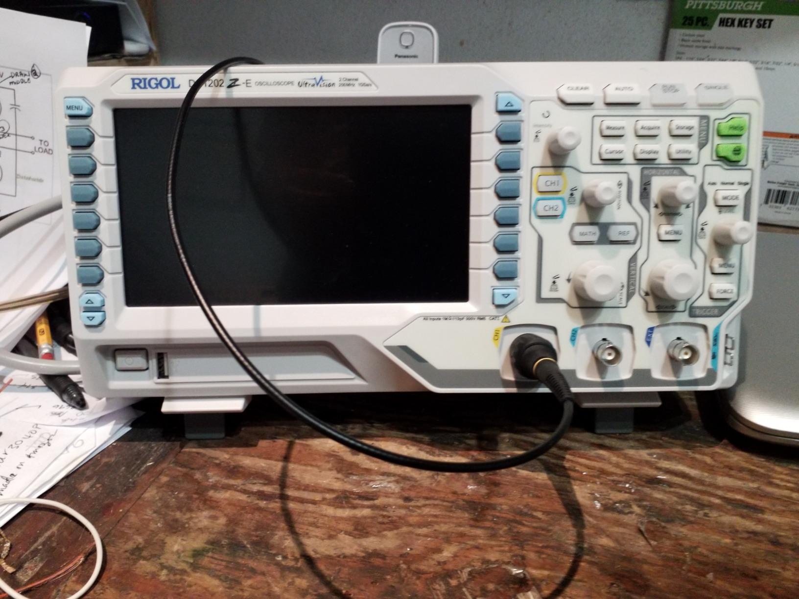 RIGOL DS1202Z-E Digital Oscilloscope, 200MHz, 2 Channel, 1GSa/s Sampling customer photo 1
