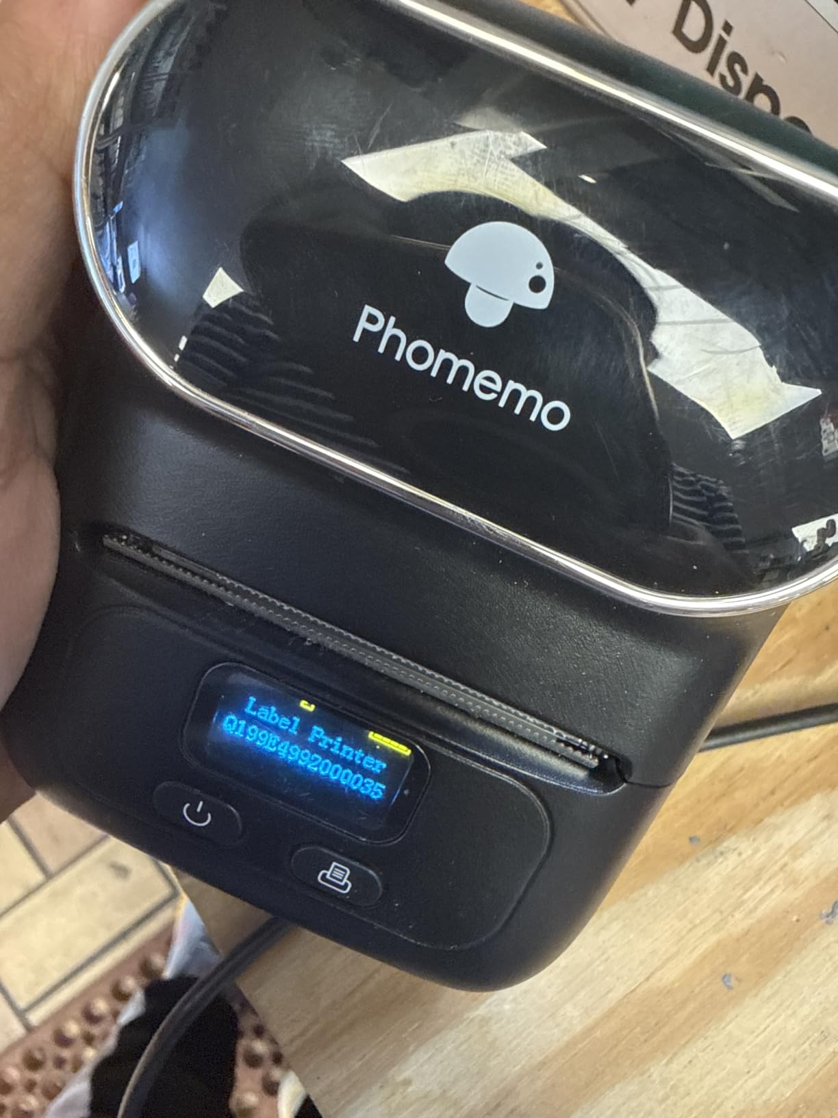 Phomemo M110 Label Makers, Portable Bluetooth Thermal Printer with Display | 2 Inch Sticker Printer Easy to Use for Small Business, Home, School, Office, Organization, APP with 6000+ Templates, Black customer photo 1