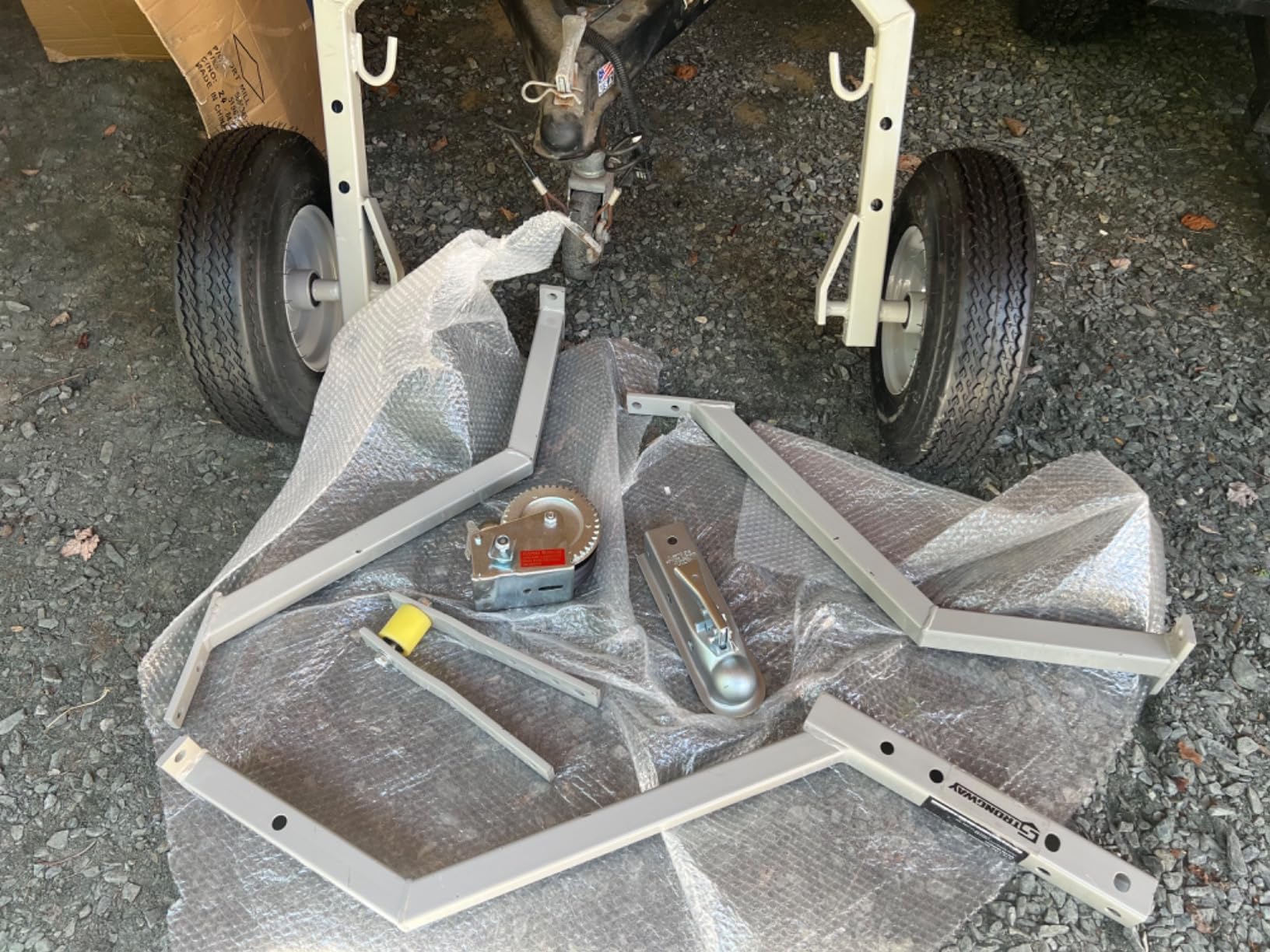 Strongway ATV Log Skidding Arch - 1000-Lb. Capacity, 18in. Dia. Capacity customer photo 1