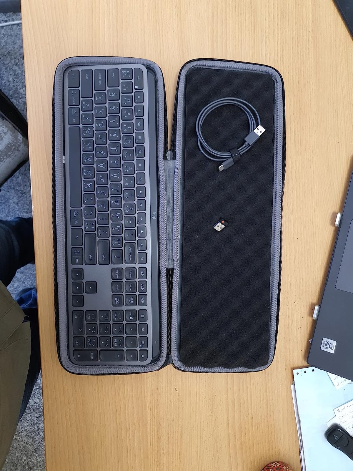 co2CREA Hard Case Replacement for Logitech MX Keys S/MX Keys Advanced Wireless Illuminated Keyboard (Case for MX Keys Keyboard, Black Case) customer photo 1