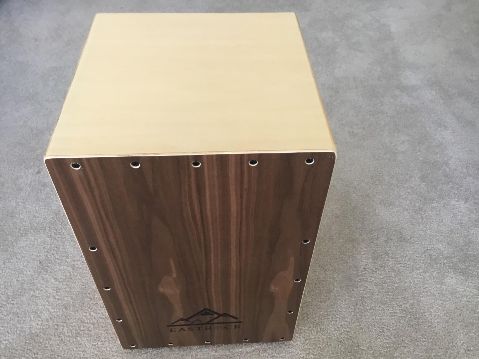 EASTROCK Walnut Wood Full-Size Cajon Drum Box (12x11.7x18 In) | Wooden Percussion Instrument with Internal Guitar Strings & Carry Bag for Beginners and Professionals customer photo 2
