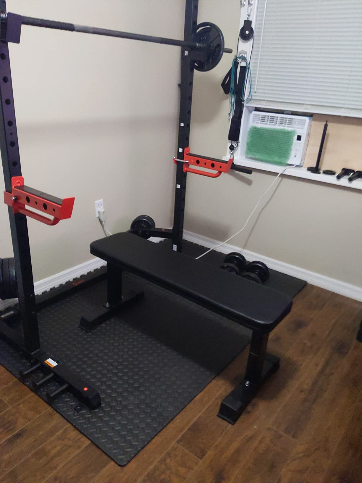 Sunny Health & Fitness Full Size Power Rack for Complete Strength Training customer photo 1