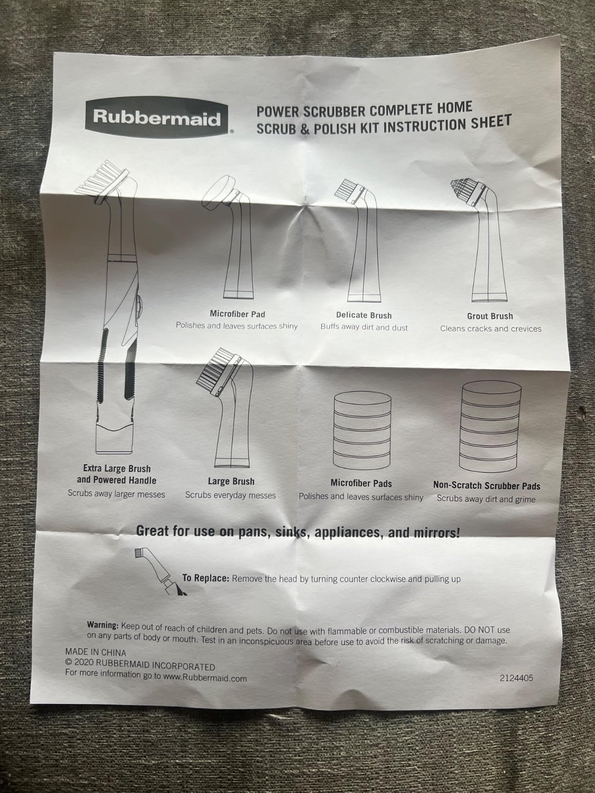Rubbermaid Reveal Power Scrubber with Multi-Purpose & Grout Head, Cordless Electric Battery Powered Scrub Brush, Water Resistant, for Home/Kitchen/Bathroom/Grout/Tile/Shower/Tub customer photo 1