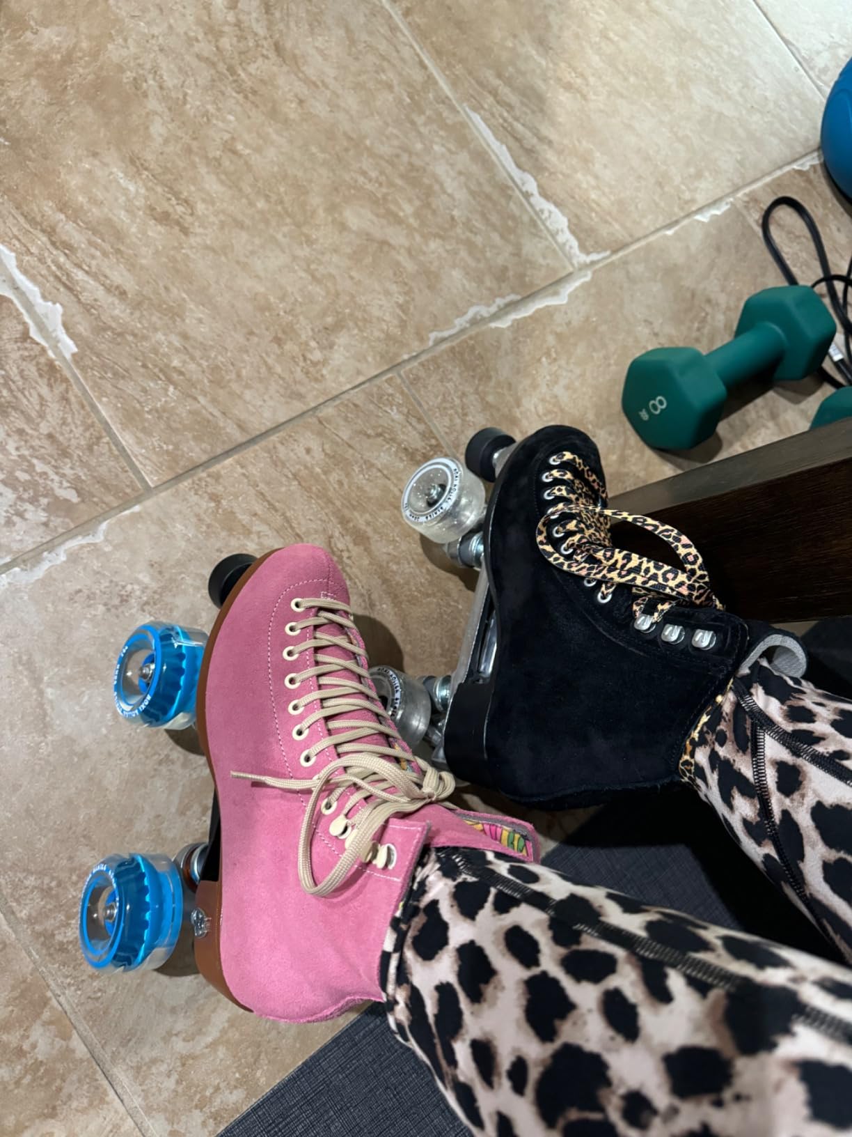 Moxi Panther Roller Skates for Women - Durable High-Top Design with Suede Skate Boots customer photo 1