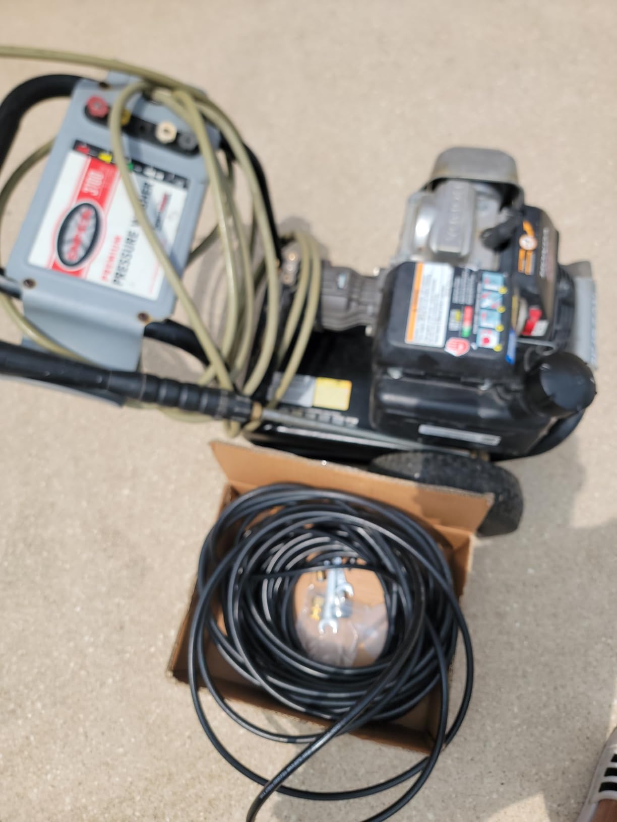 Sewer Jetter Kit 100FT for Pressure Washer, 5800PSI Drain Cleaner Hose customer photo 2