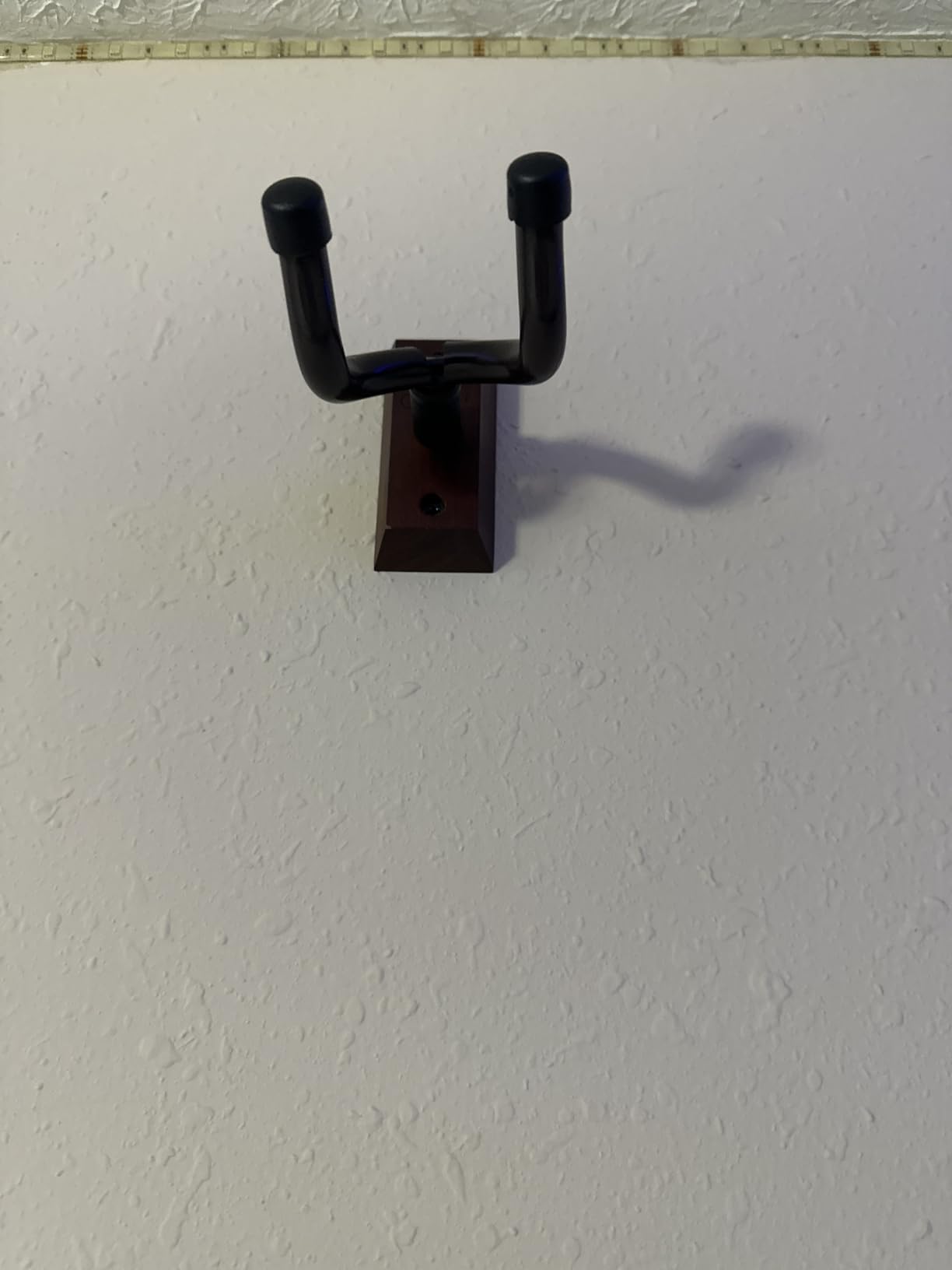 Guitar Wall Mount 2 Pack, Wood Guitar Hanger Wall Hook with Screws | Guitar Wall Hook Stand, Guitar Holder Wall Mount Hanger for Acoustic Guitar, Electric Guitar, Banjo, Bass, Mandolin customer photo 2