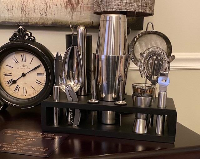 Highball & Chaser 13-Piece Gunmetal Black Stainless Steel Boston Cocktail Shaker Bar Tool Set with Mixology Bartender Kit Accessories customer photo 2