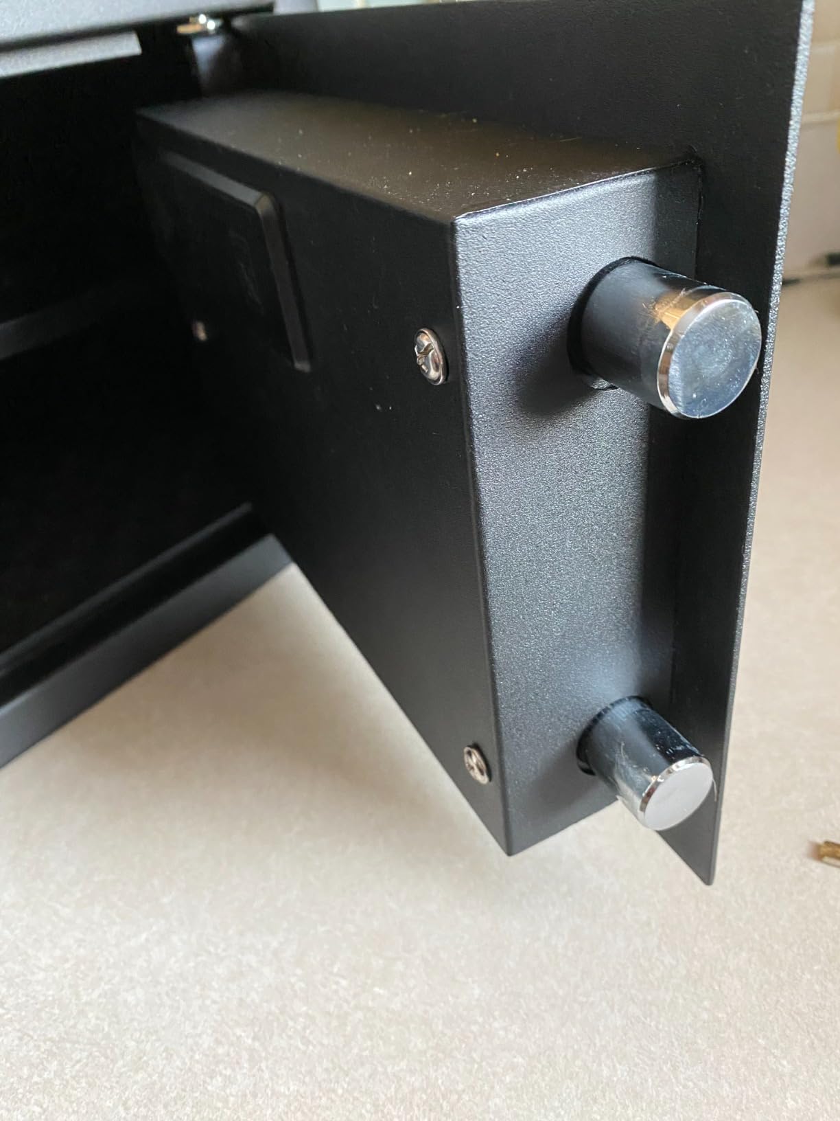 AEGIS 1.2 CuFt Digital Safe for Laptop and Documents, Home and Office | Electronic Keypad Lock Security Box with override keys, pre-drilled mounting holes, solid steel construction customer photo 1