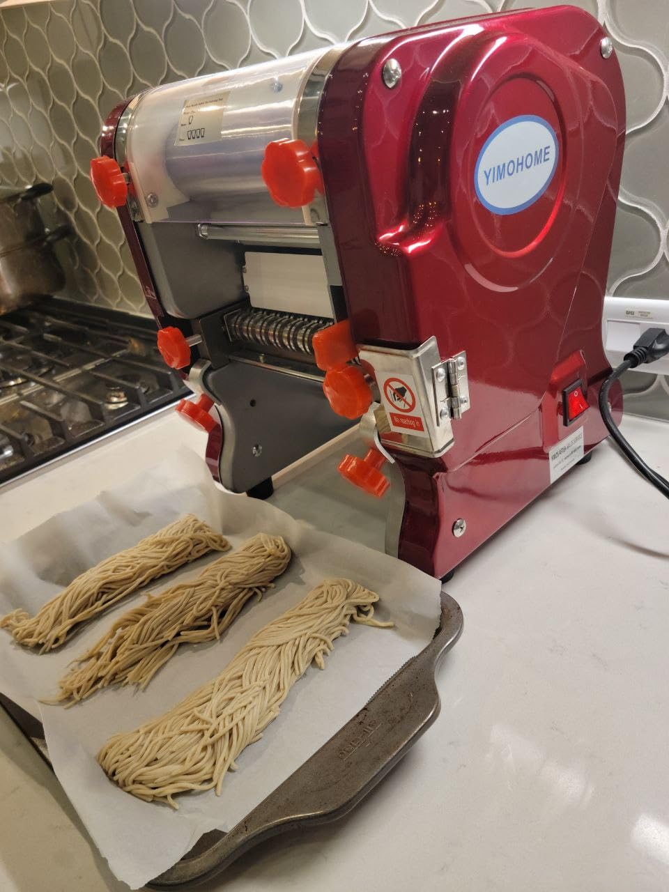 Pasta Maker Machine Electric Noodle Maker & Dumpling Machine customer photo 2