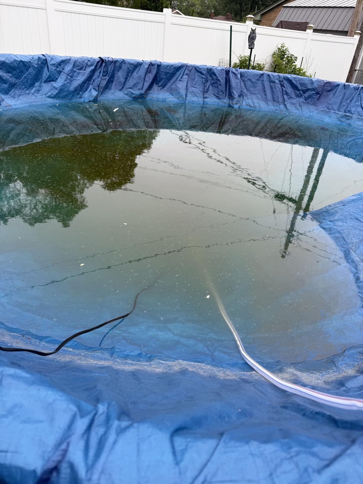 AgiiMan 850GPH Pool Cover Pump, Submersible Sump Pump above Ground | 16FT Drain Hose, 25FT Power Cord, 3 Adapters customer photo 2